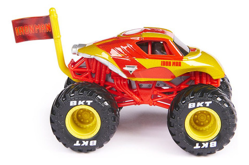 Monster Jam Marvel 1.64 Capitan America Iron Man Black Pante