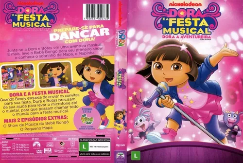Dvd Dora A Aventureira E A Festa Musical 2014 Novo | MercadoLivre
