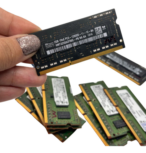 Pack Com 11 Memorias Ram 2gb Pc3 12800s - Marcas Variadas (Usado)