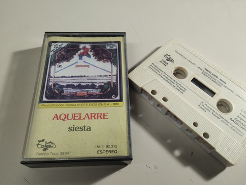 Aquelarre - Siesta - Cassette , Industria Argentina 