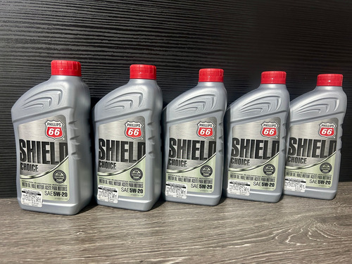 (5 Pzas) Aceite Para Motor Sintético. Choice 5w-20