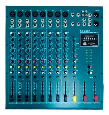 Consola Amplificada Ce-ance 8 Canales Pmg-800usb Ceance 
