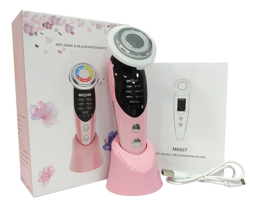 Máquina Microcorriente 1 Lifting 7 Ems En Masajeador Facial