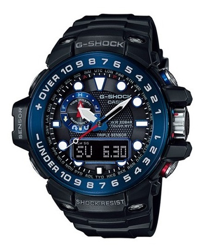 Casio G-shock Gulfmaster Gwn1000b-1b 3 Sensores Reloj Hombre