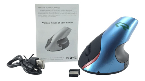 Mouse Ergonomico Inalambrico Vertical Kiro Alta Calidad