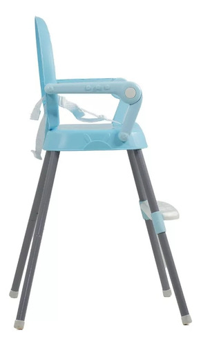 Silla Comer Bebé Mega Baby Doha 3 En 1 Convertible Booster Silla Convertible Celeste