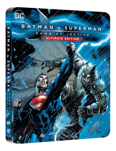 Batman V Superman Bluray Steelbook Ilustrado Por Jim Lee Dc