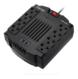 Estabilizador Forza Fvr-1202usb 600w 1200va 8 Tomas