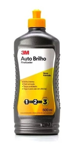 Cera Liquida 3m Auto Brilho 500ml  Lustrador Cristalizadora