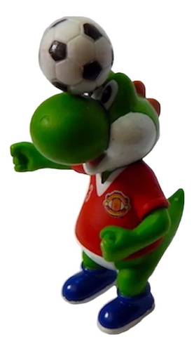 Mario Bros Gashapon Yoshi Cabeceando Manchester United Mu