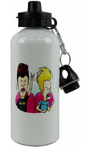 Botella Aluminio Hoppy Doble Tapa Beavis Y Butt-head Ar96