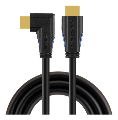 Cable Hdmi Cablecreation 3 Pies Angulo Izquierdo 90 Grados