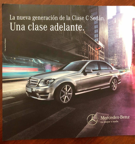 Brochure - Mercedes Benz Clase C - 2012-2014