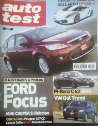 Auto Test 215 Ford Focus , Peugeot 207 Cc. Nissan Murano
