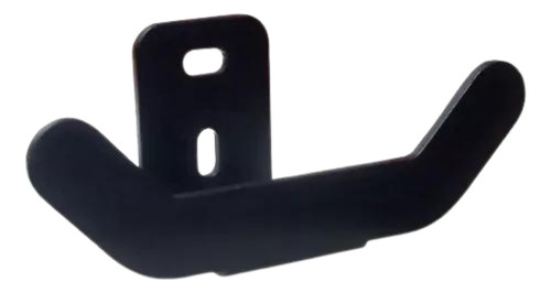 Percha Doble P/baño De Pared Acero Inoxidable Negro Radem