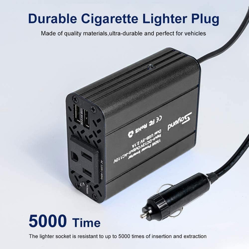 Inversor De Corriente De Coche De 150 W Con Usb