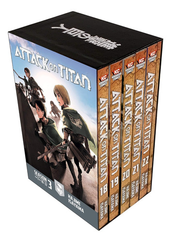 Libro: Attack On Titan (temporada 3, Parte 2), Caja De Manga