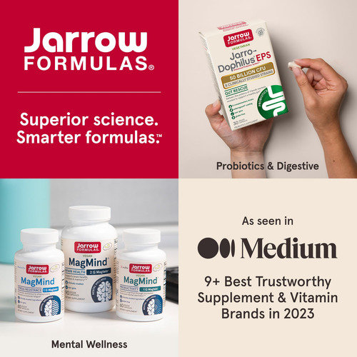 Suplemento Jarrow Formulas Neuro Optimizer 120 Cápsulas
