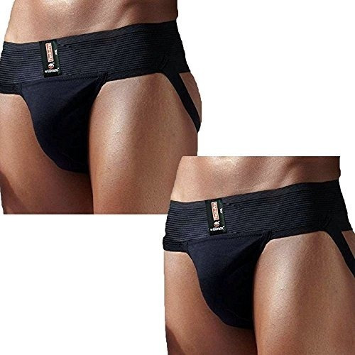 Imagen 1 de 6 de Kd Willmax Jockstrap Gym Cotton Supporter Paquete De Multipa