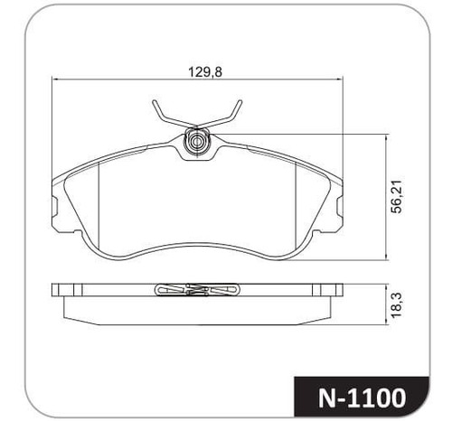 Imagen 2 de 6 de Juego Pastillas Freno X 4 Citroen Xsara Picasso 01/13