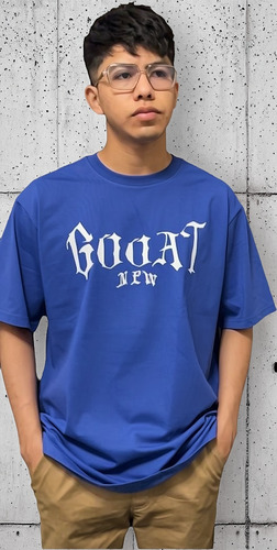 Playera Gooat Hombre Oversized Diseño Único