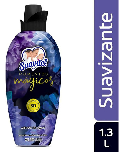 Suavizante Ropa Suavitel Momentos Mágicos Abrazo Amor 1.3L