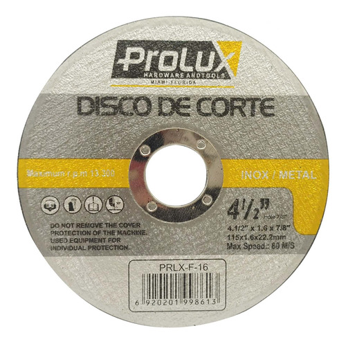 2 Disco Para Corte De Metal 4 ½´ 1.2mm