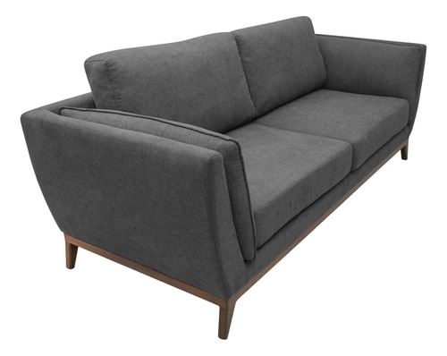 Sofa 3 Puestos Caracas Gris Plomo