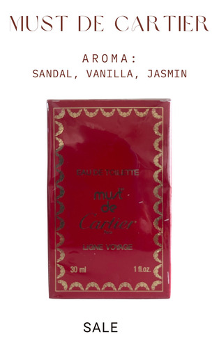 Perfume Must De Cartier 30ml - - mL a $26667