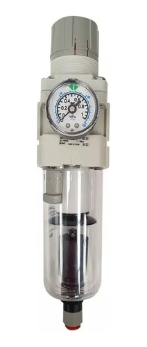 Unidad Mantenimiento Aire Filtro Regulador Frl 1/2 Smc Ac40 (Usado)
