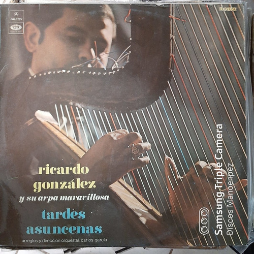 Vinilo Ricardo Gonzalez Arpa Maravillosa Tardes Asunceñas F4