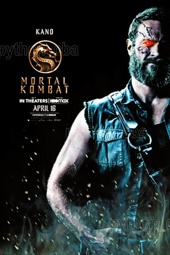 Pósters Película Mortal Kombat - 2021 - 42x30cm..