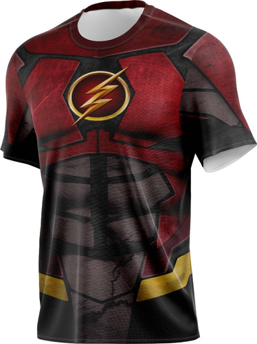 Flash - Camiseta Adulto - Tecido Dryfit