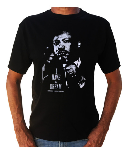 Camiseta Martin Luther King I Have A Dream Ícones Mundiais 