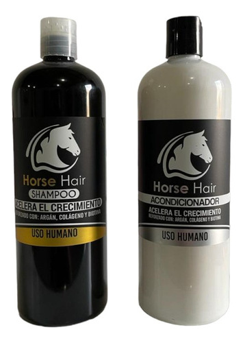 Kit Shampoo Y Acondicionador Horse Hair Uso Humano