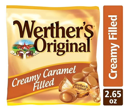 Caramelos Macizos Con Relleno Cremoso Werther's 75g Alemania