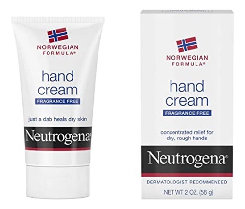 Fórmula Neutrogena Unscented Noruego Crema De Manos, 2 Onzas