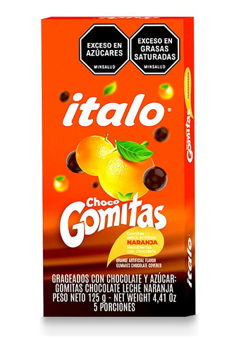 Choco Gomitas Italo 125g Naranj