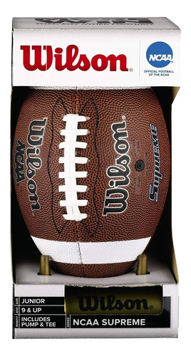 Pelota De Fútbol Americano Junior Wilson Ncaa Suprema Con
