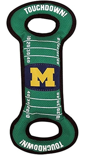 ~? Pets First Ncaa Football Field Dog Toy Con Squeaker. - Mi