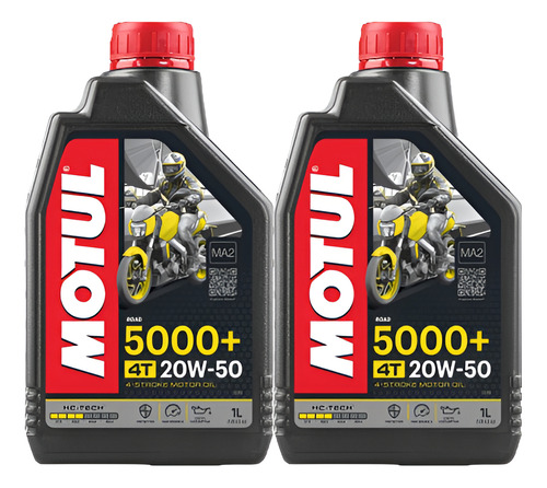 Kit Motul 5000+ 20w-50 2 Litros