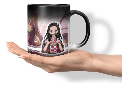 Taza Magica Cambia Color Nezuko Kimetsu No Yaiba 11 Onzas