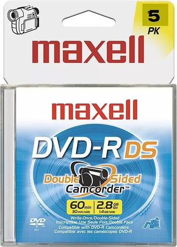 Maxell Dvd-r Mini 1.4gb 30min Caja Slim 8cm D