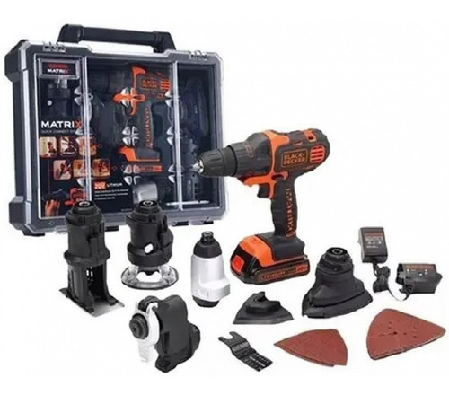 Kit Ferramenta Combinadas 6x1 Matrix 20v - Black+decker