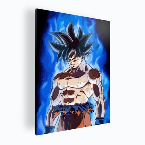 Cuadro Moderno Mural Poster Goku - Dragon Ball 60x84 Mdf