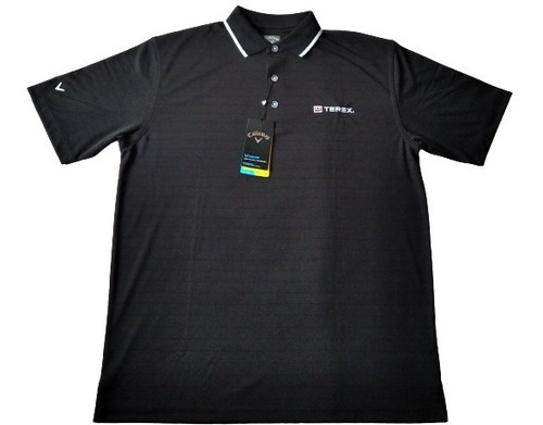 Camisa Callaway Golf Opti-dri Negro Talla M Terex Impo Nueva