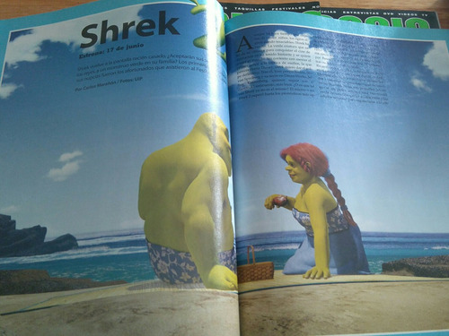 Revista Cinemania Shrek 2 / Guion Aristarain/ Tom Hanks