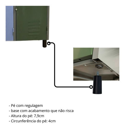 Roupeiro De Aço 8 Portas Academia Vestiário Locker