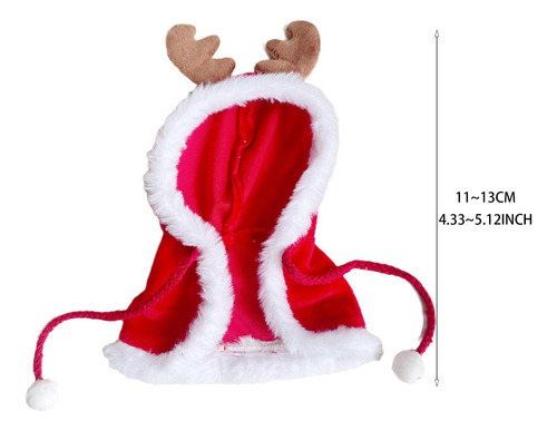 Capa Para Muñeca De Navidad, Ropa De Pato De Felpa,
