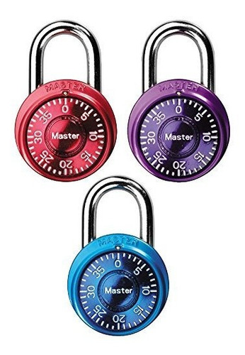 Mini Candado Combinado Master Lock 1533tri Lock